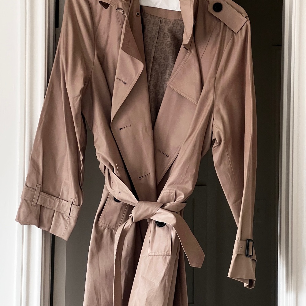 RELISTED - Michael Kors Women's Natural Cotton Trench Coat